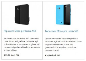 Cover Mozo per Lumia 550