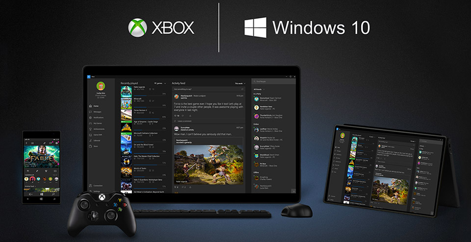 Xbox One con Windows 10