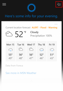Cortana Search Music