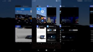 Multitasking su Windows 10 Mobile