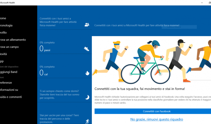 Microsoft Health è ora installabile anche sui PC e i tablet con Windows 10