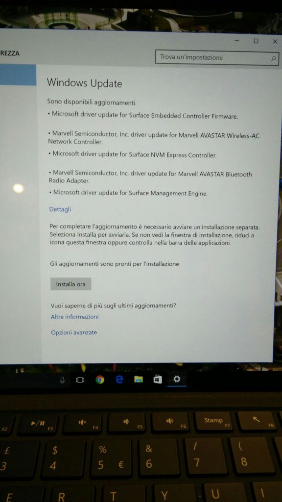 Surface Pro 4, nuovi drivers