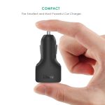 AUKEY caricabatteria per auto con 2 porte USB e tecnologia AiPower