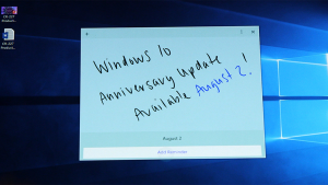 Anniversary Update di Windows 10