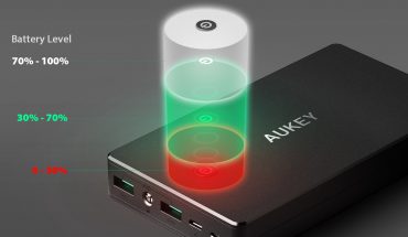 Offerta Lampo Amazon: PowerBank Aukey da 20.000 mAh a soli 19,99 Euro