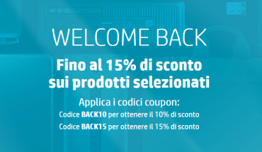 Welcome Back - HP Online Store