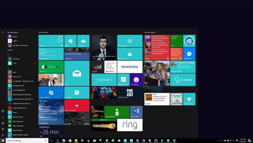 Start Menu