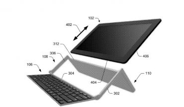 Microsoft brevetta una cover-tastiera pieghevole per tablet che funge anche da cavalletto