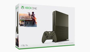 Microsoft lancia Xbox One S Battlefield 1 Special Edition Bundle da 1 TB (con scocca verde militare)
