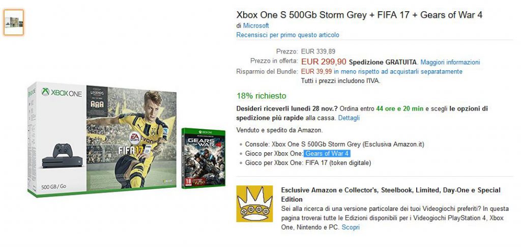 Offerta Xbox One