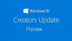 Windows 10 Creators Update Preview