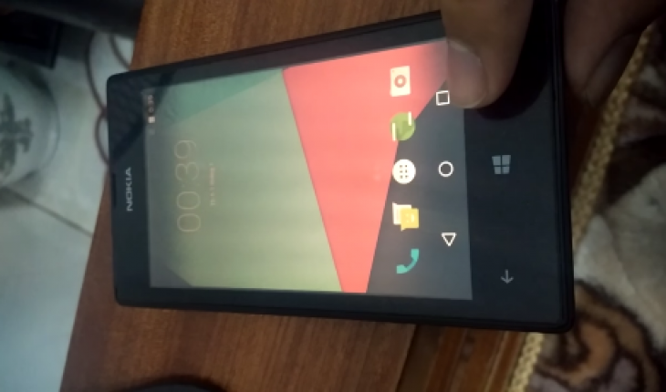Nokia Lumia 520 con Android 7