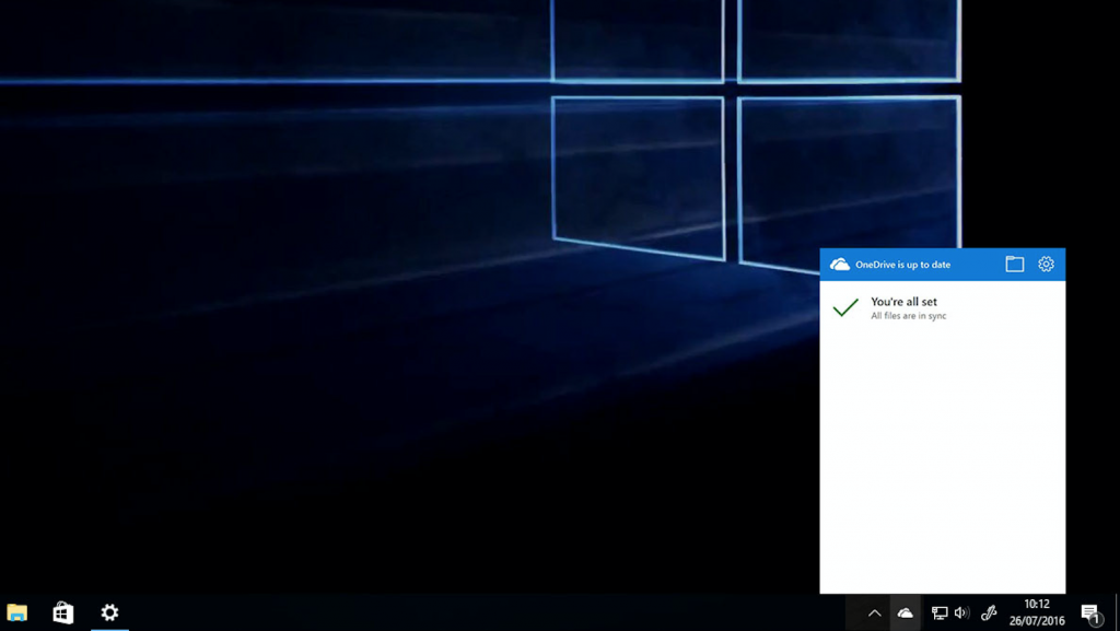 integrazione di OneDrive in Windows 10