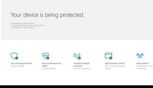 Windows Defender Security Center