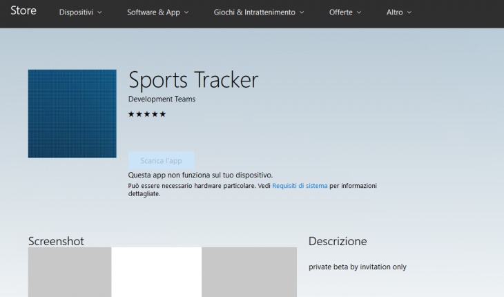 Sports Tracker, una nuova app di Microsoft fa capolino sul Windows Store [Aggiornato]