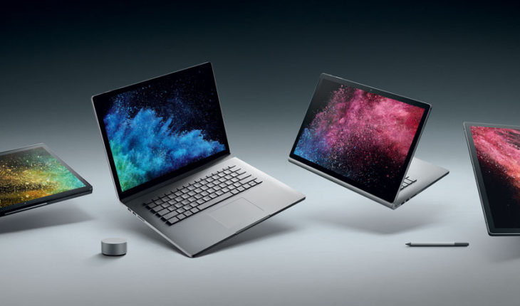 Microsoft annuncia Surface Book 2 (in 2 varianti, con display PixelSense da 13,5 e da 15 pollici)