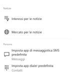 Impostazioni Microsoft Launcher