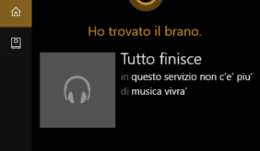 Microsoft ha disattivato il servizio di riconoscimento musicale di Cortana