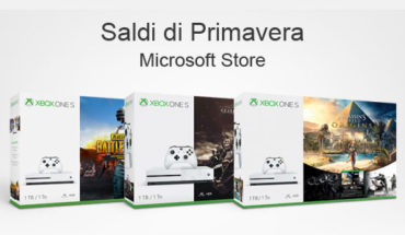 Saldi di Primavera di Microsoft Store: Xbox One S + 1 gioco a partire da 199 Euro