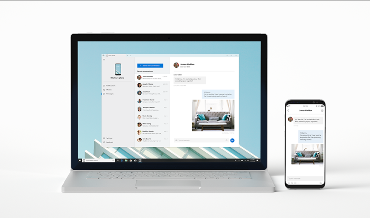 Microsoft annuncia l’app “Your Phone” per Windows 10 e il supporto alla Timeline per Android e iOS