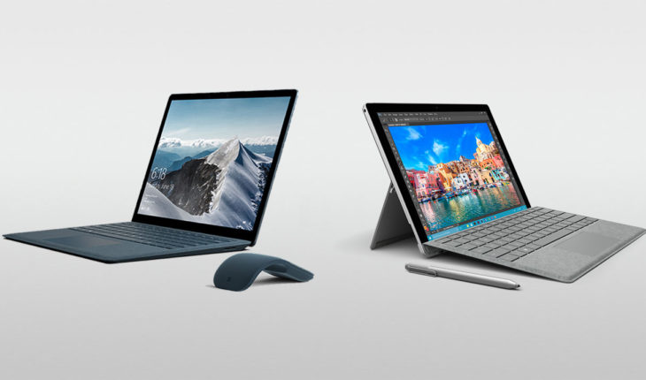 Surface Laptop e Surface Pro 4
