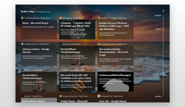 Timeline di Windows 10, con questo add-on ora ha anche il supporto di Firefox, Chrome e Vivaldi