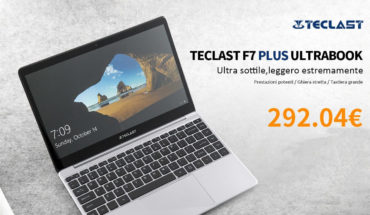 Offerta GearBest: Ultrabook Teclast F7 Plus con display 14″, 8 GB RAM e 128 GB SSD a soli 292 Euro