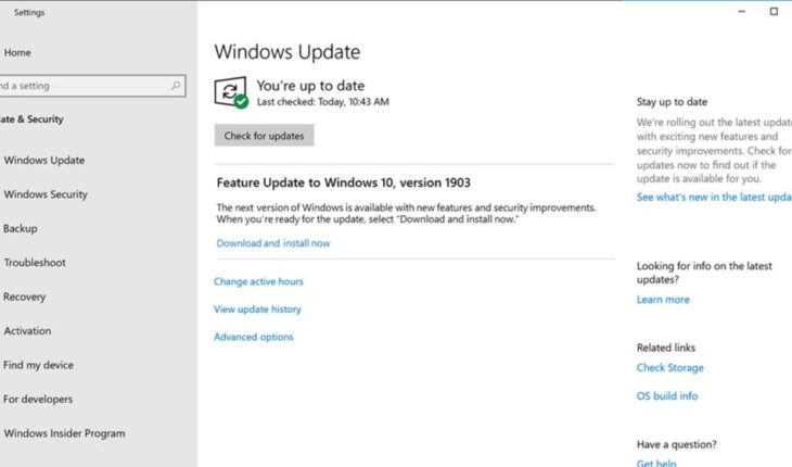 Windows 10 - May 2019 Update