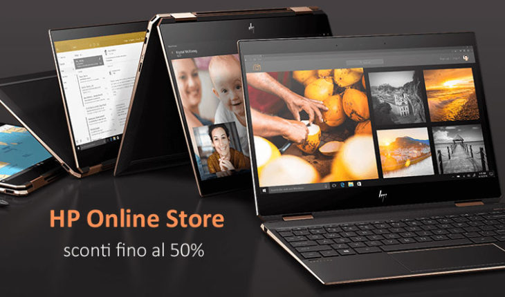Su HP Online Store fioccano i saldi: PC Desktop, notebook, monitor e stampanti scontati fino al 50%