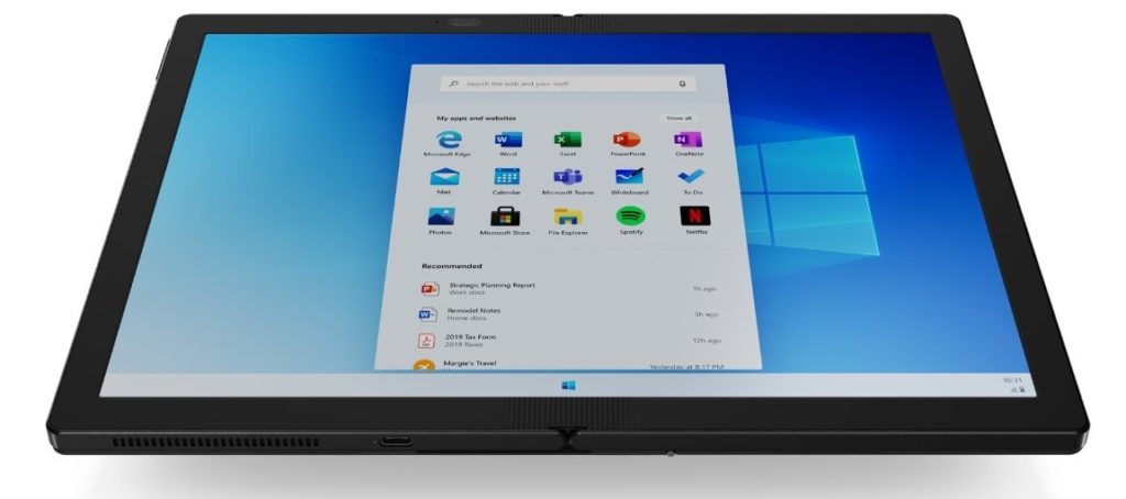 Windows 10X - Start Menu