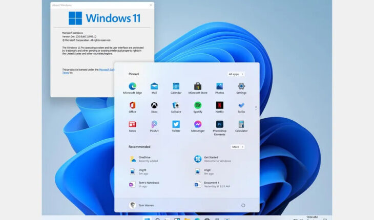 Trapelate in rete le prime immagini che mostrano l’interfaccia di Windows 11