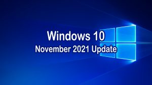 Windows 10 November 2021 Update