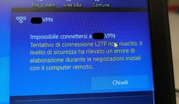 Microsoft rilascia il fix per il problema che impedisce le connessioni VPN L2TP su Windows